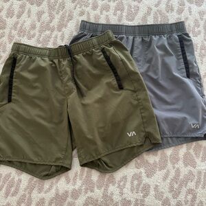 Men's RVCA Yogger Shorts 2 Pack (Size Small)